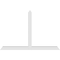 Ekena Millwork Portland Architectural Grade PVC Gable Bracket, 72"W x 48"H x 4"D x 4"F, 16/12 Pitch GBP072X48X0404POR00 - alternate 4